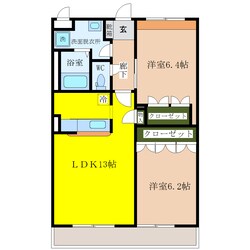 西牟田駅 徒歩23分 2階の物件間取画像